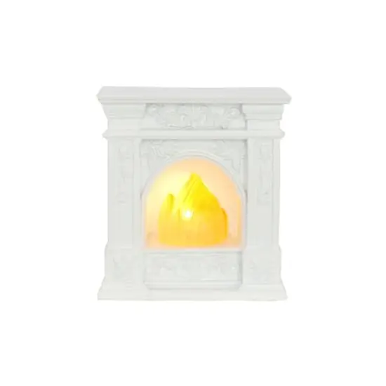 Miniature White LED Fireplace by Make Market&reg; {3}