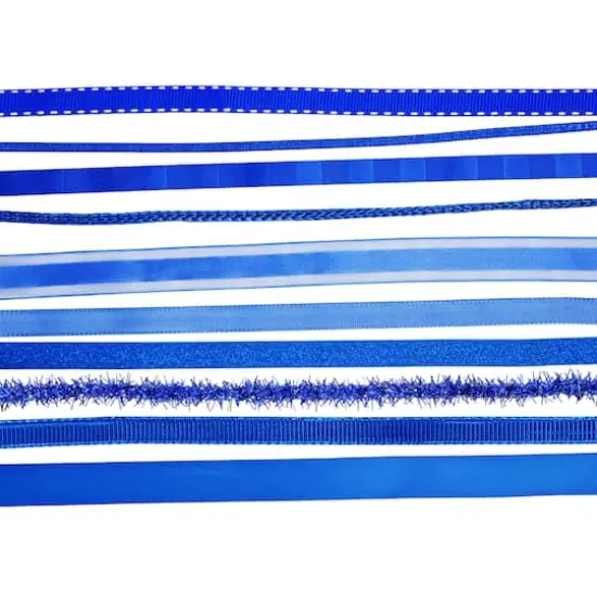 Value Pack Ribbon, 10ct. by Celebrate It&reg; Royal Blue {4}