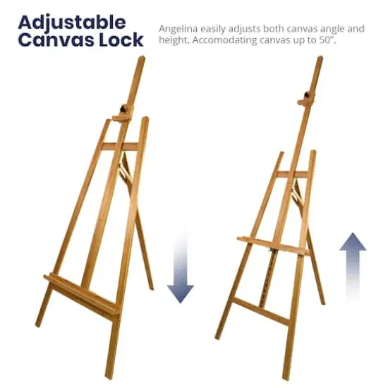 Pacific Arc A-Frame Bamboo Studio Easel {4}