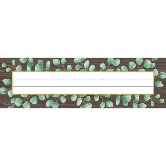 Teacher Created Resources Eucalyptus Flat Name Plates, 6 Packs of 36 {3}