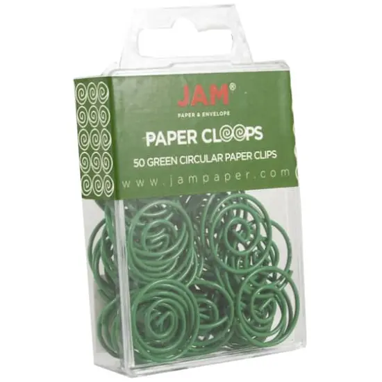 JAM Paper Circular Paper Cloops Green {5}