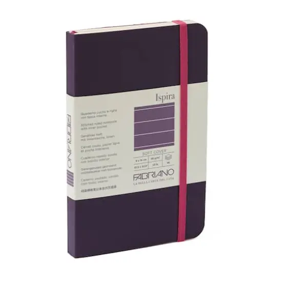 Fabriano&reg; Ispira Lined Softcover Notebook Purple {1}