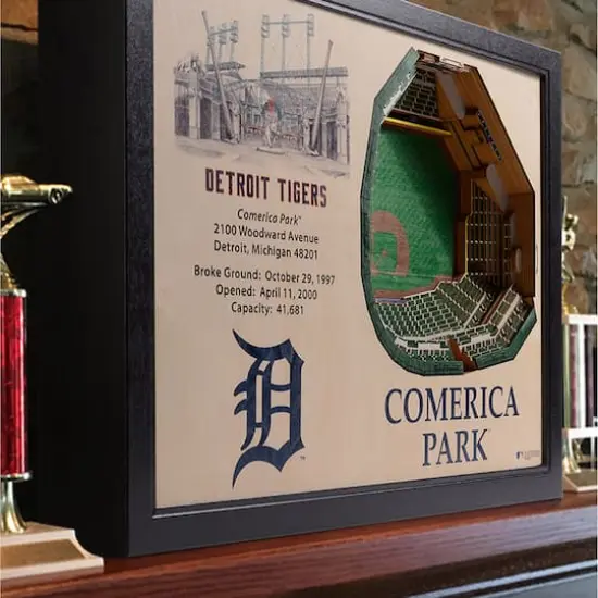 MLB 25-Layer StadiumView Wall Art Detroit Tigers {4}