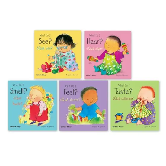Child's Play Small Senses Bilingual Board Books, Set of 5 {1}