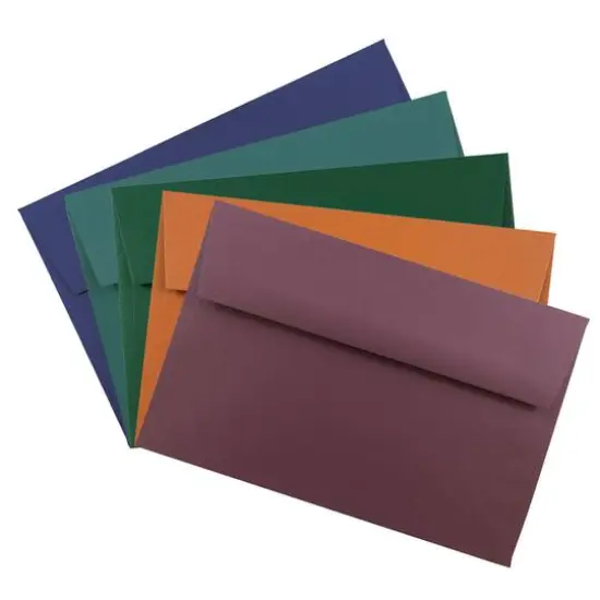 JAM Paper 6" x 9" Assorted Colors Premium Invitation Envelopes, 125ct. {1}