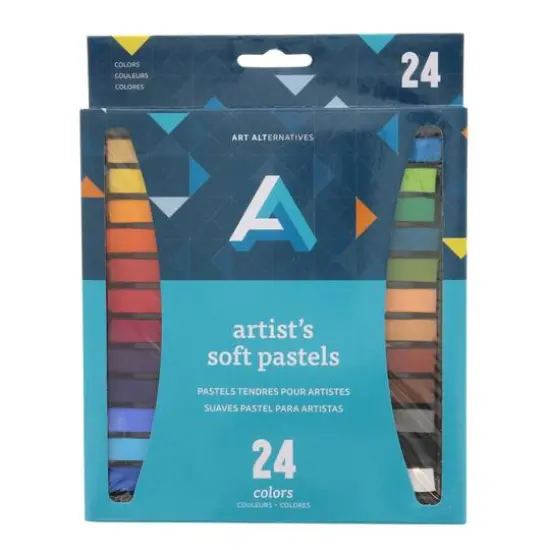 Art Alternatives Artist's 24 Color Soft Pastel Set {1}