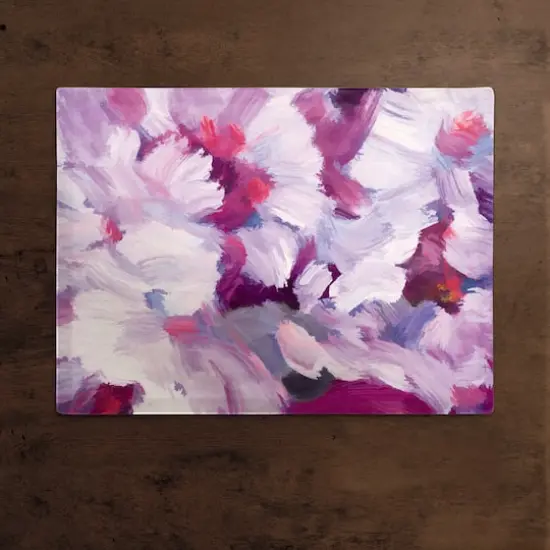 Lilac Florals 18" x 14" Cotton Twill Placemat {3}