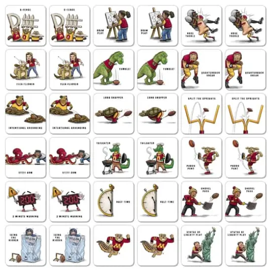 College Team Licensed Memory Match Game Minnesota Golden Gophers {4}