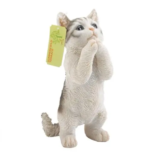 9" Pretty Please Cat Figurine {3}