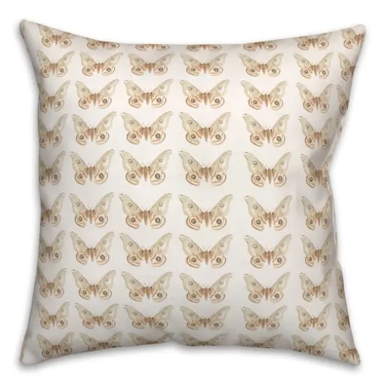 Butterfly Pattern 18" x 18" Throw Pillow {3}