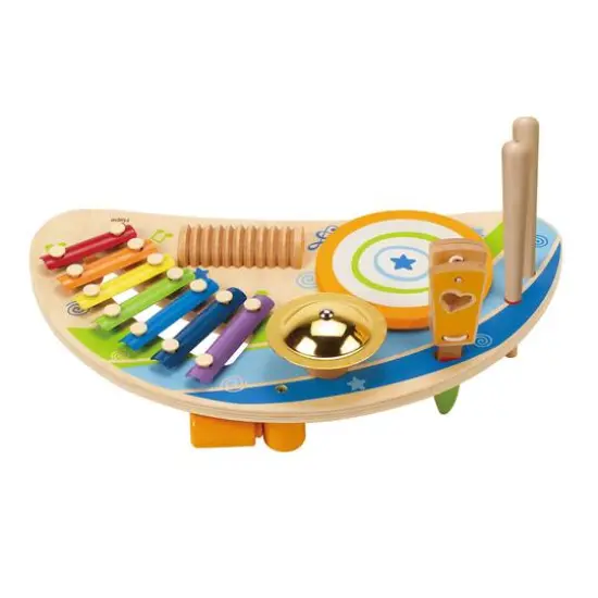 Hape Mighty Mini Band Wooden Percussion Instrument {5}
