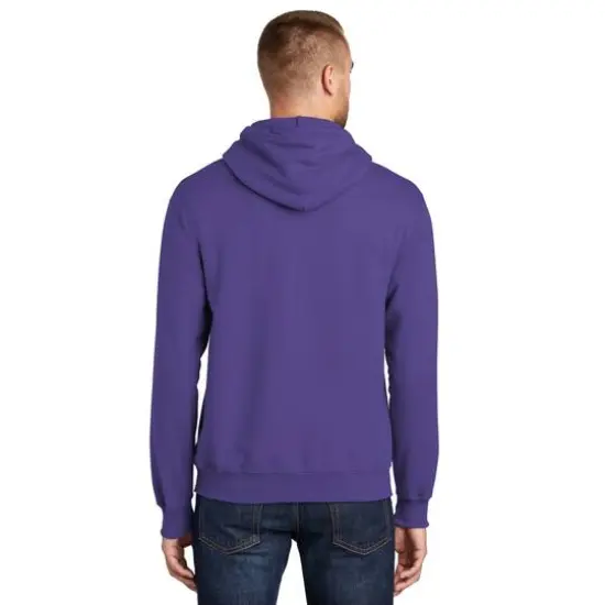 Port & Company&reg; Tall Essential Fleece Pullover Hooded Sweatshirt Purple {6}