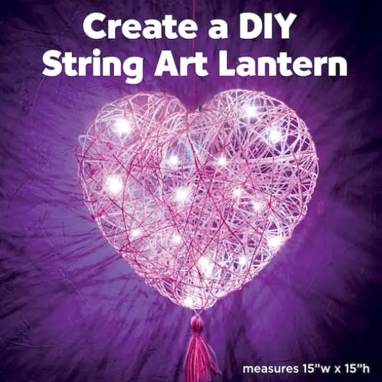 Creativity for Kids&reg; String Art Heart Light {5}