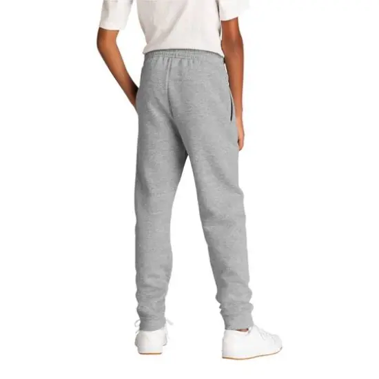 Port & Company&reg; Youth Core Fleece Jogger Athletic Heather {5}