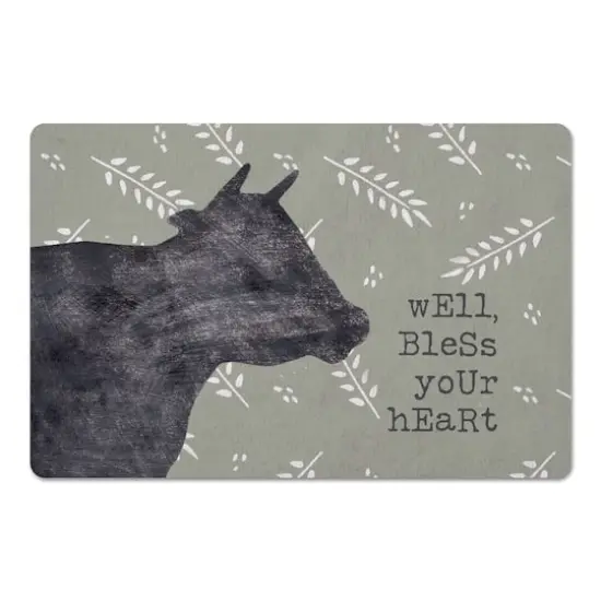 18" x 27" Bless Your Cow Floor Mat {1}