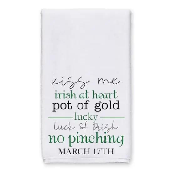 Irish St Patricks Saying Tea Towel Set of 2 {3}