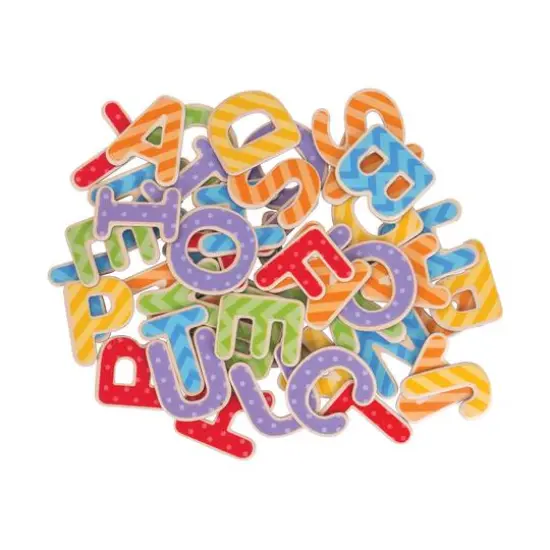 Bigjigs&reg; Uppercase Letters Wooden Magnets {3}