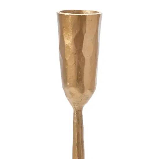 Hello Honey® 21.5" Antique Brass Hand-Forged Metal Candelabra {5}