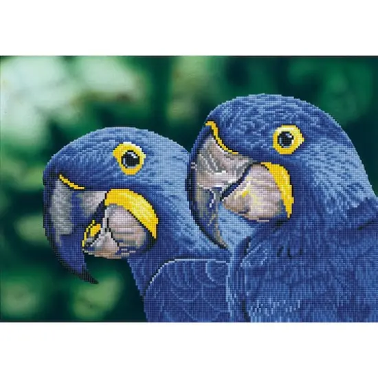 Diamond Dotz&reg; Intermediate Blue Hyacinth Macaws Diamond Facet Art Kit {1}