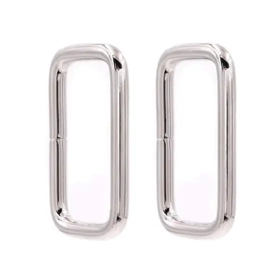 Rhodium Rectangle Rings, 2ct. by Bead Landing&trade; {3}