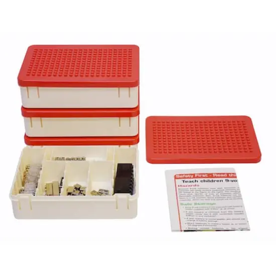 E-Blox&reg; Power Blox&trade; LED Building Block Classroom Set, 180 Pieces {3}