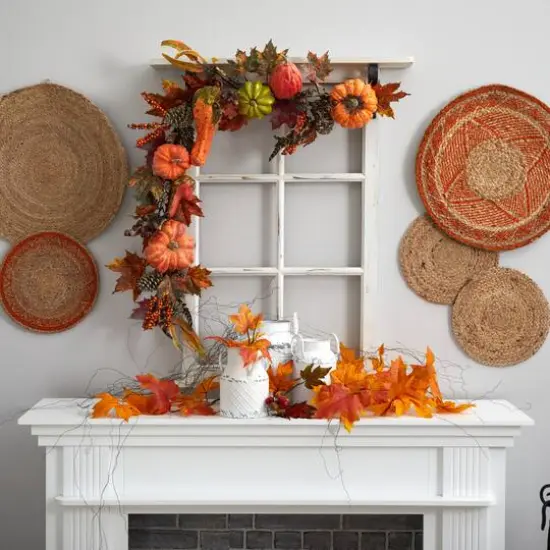 4.5ft. Pumpkin & Gourd Garland {3}