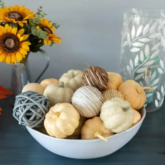 Flora Bunda&reg; Cream Decorative Pumpkins, 8ct. {3}