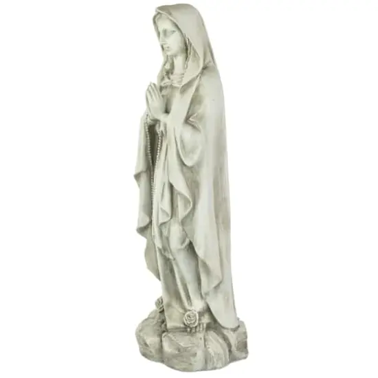 28" Religious Praying Virgin Mary Outdoor Garden Statue {5}