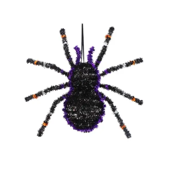 13.5" Hanging Tinsel Spider by Ashland&reg; {1}