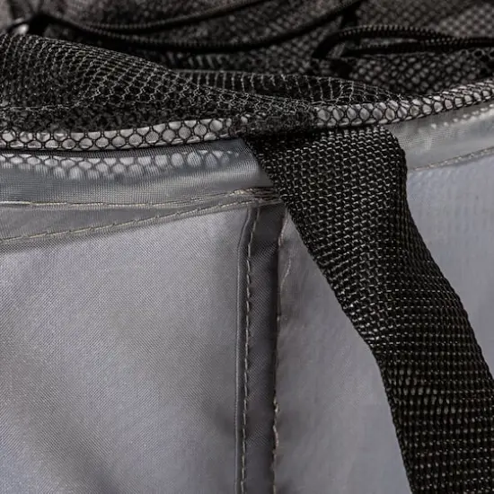 Household Essentials Rolling Pop Up Laundry Hamper Gray {7}