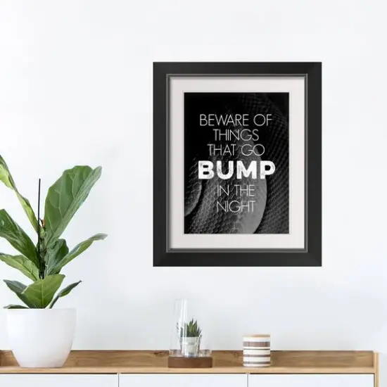 In The Night Black Framed Print Wall Art {4}