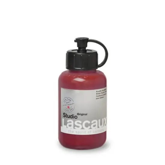 Lascaux Studio Acrylic Paint, 85mL 926 Bordeaux Red {1}