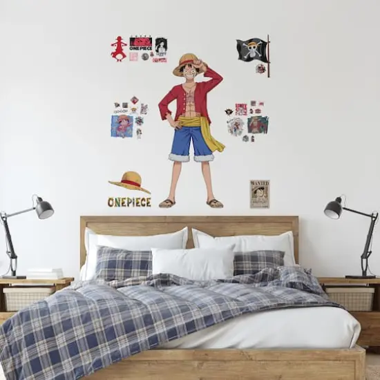 RoomMates One Piece Luffy Giant Peel & Stick Wall Decals {3}