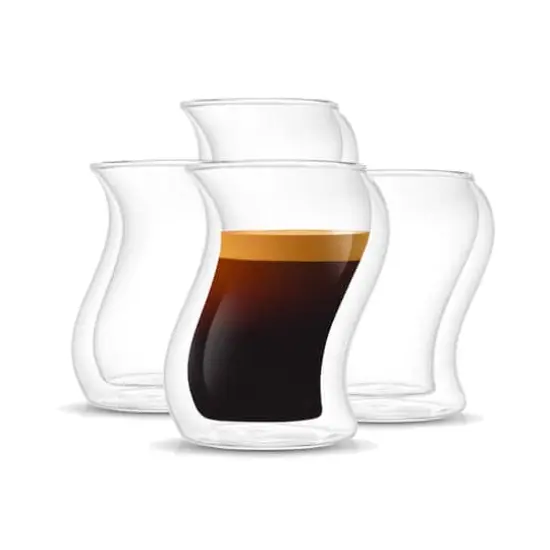 JoyJolt&reg; 2oz. Pivot Double Wall Espresso Shot Glasses, 4ct. {1}