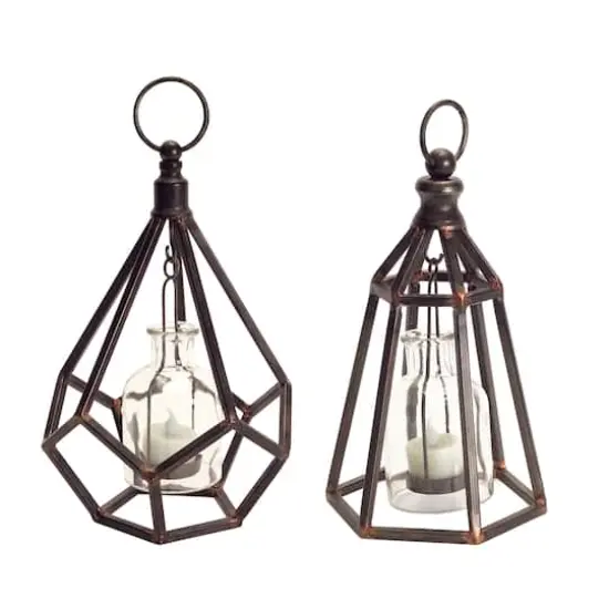 Hanging Tea Light Holder Set {1}