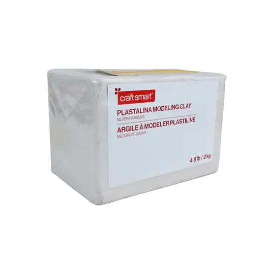 4.5lb. White Plastalina Modeling Clay by Craft Smart&reg; {5}