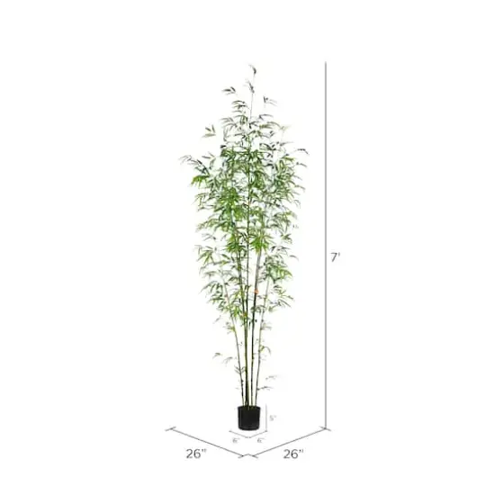 7ft. Potted Mini Bamboo Tree {4}