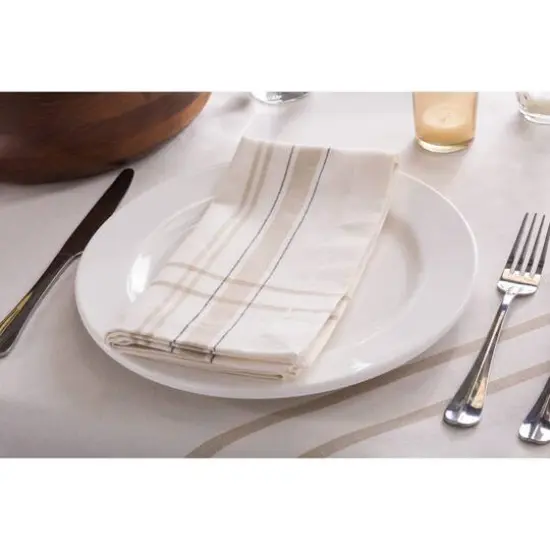 DII&reg; French Chambray Dinner Napkins, 6ct. White {10}