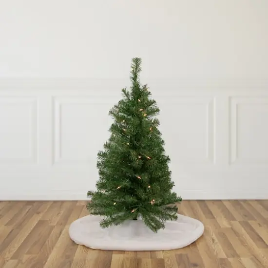 3ft. Pre-Lit Oakridge Noble Fir Artificial Christmas Tree, Clear Lights {3}