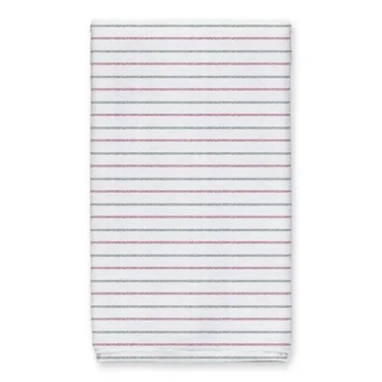 Santas Sleigh Crossing Stripes Tea Towels - Set of 2 {5}