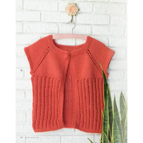 Leisure Arts&reg; Knit Lace Tops & Vests Book {7}