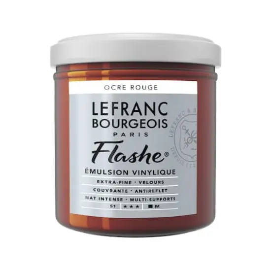 Lefranc & Bourgeois Flashe&reg; Matte Artist's Color, 125mL Red Ochre {1}