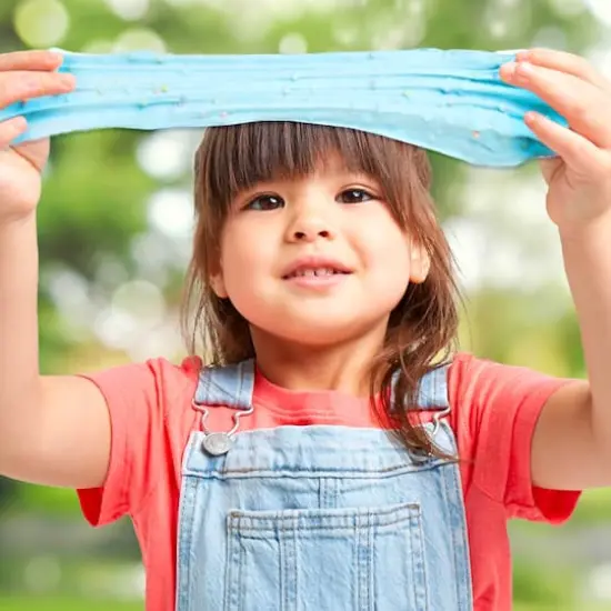 Bluey Blueberry-Scented Cloud Slime with Foam Balls {5}