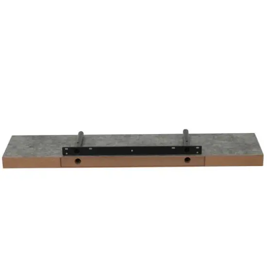 Household Essentials Floating Wall Shelf Gray {7}