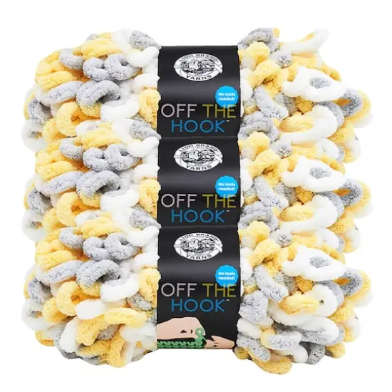3 Pack Lion Brand&reg; Off The Hook&trade; Yarn Lemon Drop {1}