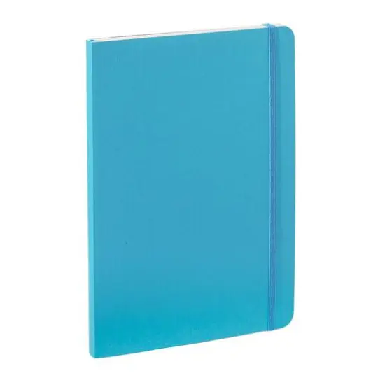 Fabrian&reg; EcoQua Plus A5 Lined Stitch-Bound Notebook Turquoise {4}