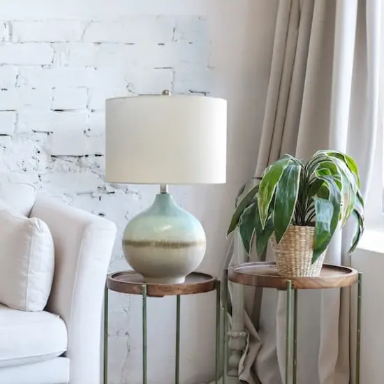 Lalia Home Bayside Horizon 24" Table Lamp with Fabric Shade {6}