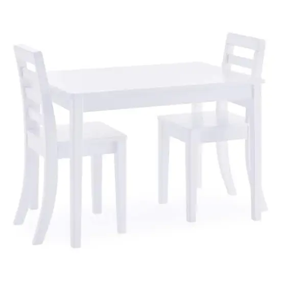Delta Children Gateway Table & 2 Chairs Set Bianca White {5}