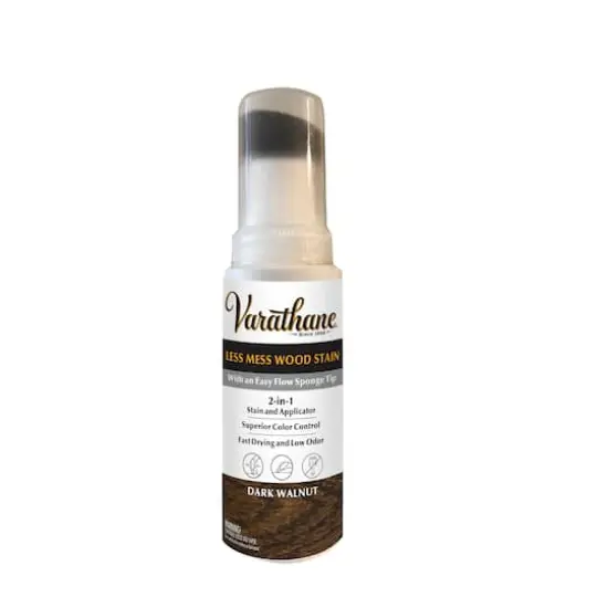 Varathane&reg; 2-in-1 Applicator & Wood Stain, 4oz. Dark Walnut {1}