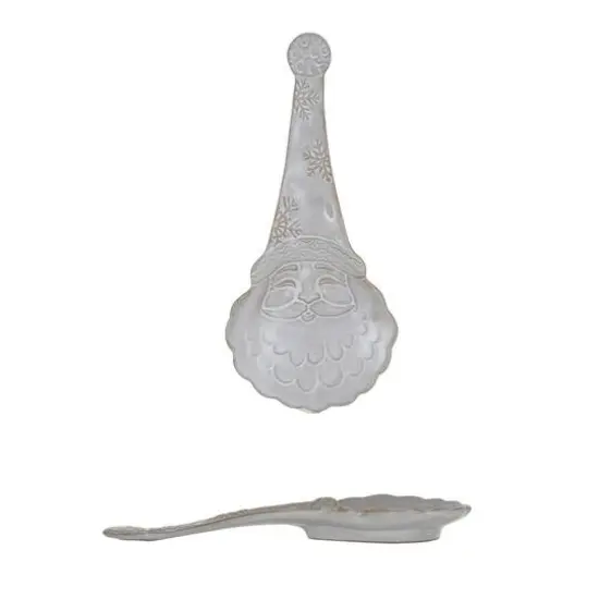 Hello Honey&reg; 9" Stoneware Santa Spoon Rest {1}